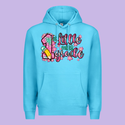 Little Miss 1st Grade Premium Hoodie Designed By Zillion Design Studio