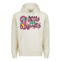 Oatmeal Heather little miss 1st grade Premium Hoodie - Zillion Design Studio