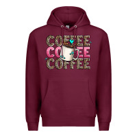 Burgundy coffee coffee coffee Premium Hoodie - AdoDesignShop