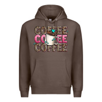Coffee coffee coffee coffee Premium Hoodie - AdoDesignShop