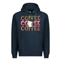 Navy coffee coffee coffee Premium Hoodie - AdoDesignShop