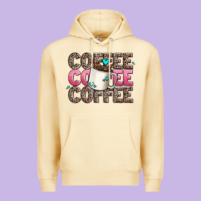 Coffee Coffee Coffee Premium Hoodie Designed By Adodesignshop