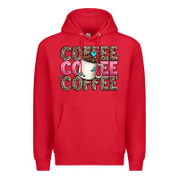 Red coffee coffee coffee Premium Hoodie - AdoDesignShop