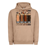 Pigment Burro teach love inspire motivation lead encourage Urban Hoodie - Zillion Design Studio
