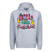 Heather Grey little miss preschool Premium Hoodie - Zillion Design Studio