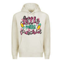 Oatmeal Heather little miss preschool Premium Hoodie - Zillion Design Studio