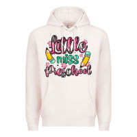 Pale Pink little miss preschool Premium Hoodie - Zillion Design Studio