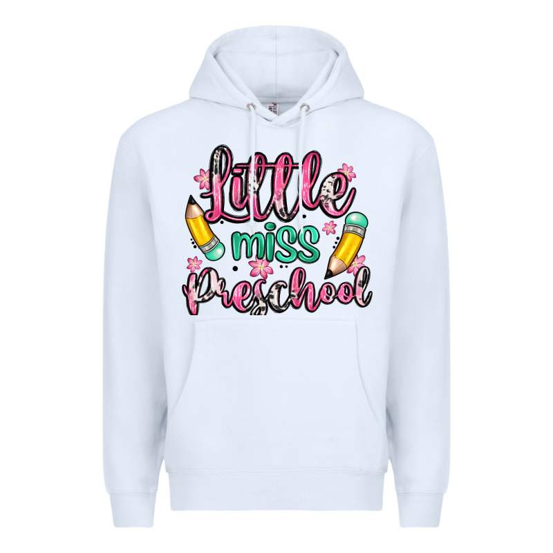 Little Miss Preschool Premium Hoodie by Zillion Design Studio | Teevron