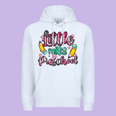 Little Miss Preschool Premium Hoodie Designed By Zillion Design Studio