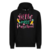 Black little miss preschool Premium Hoodie - Zillion Design Studio