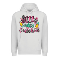 Dove Grey little miss preschool Premium Hoodie - Zillion Design Studio