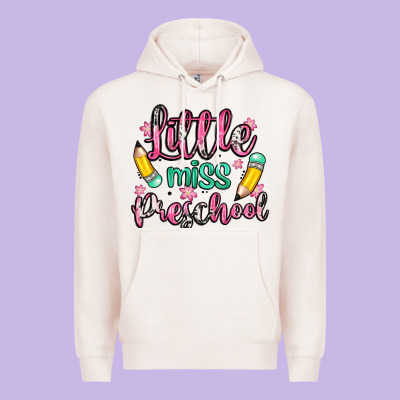 Little Miss Preschool Premium Hoodie Designed By Zillion Design Studio