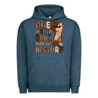 Pigment Midnight Navy one month can't hold our history Urban Hoodie - Zillion Design Studio