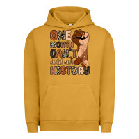 Pigment Peanut Butter one month can't hold our history Urban Hoodie - Zillion Design Studio