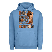 Pigment Pebble Blue one month can't hold our history Urban Hoodie - Zillion Design Studio
