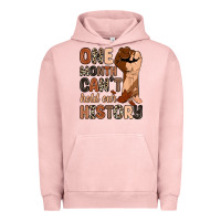 Pigment Salmon one month can't hold our history Urban Hoodie - Zillion Design Studio