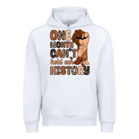 White one month can't hold our history Urban Hoodie - Zillion Design Studio