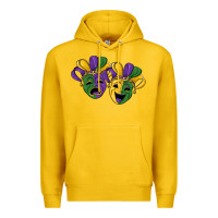 Lemon mardi gras mask Premium Hoodie - RanaPortraitStore