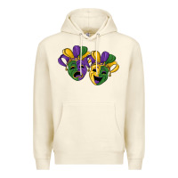Sandshell mardi gras mask Premium Hoodie - RanaPortraitStore