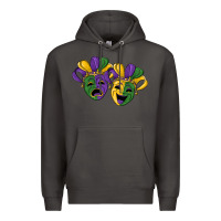 Smoke mardi gras mask Premium Hoodie - RanaPortraitStore