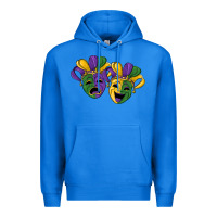 True Royal mardi gras mask Premium Hoodie - RanaPortraitStore