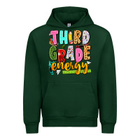 Forest Green third grade energy Urban Hoodie - texasbilliewilder