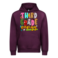 Mauve Wine third grade energy Urban Hoodie - texasbilliewilder
