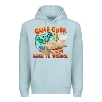 Blue Mist game over back to school Premium Hoodie - texasbilliewilder