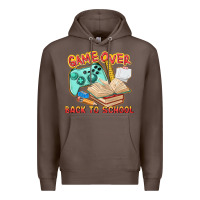 Coffee game over back to school Premium Hoodie - texasbilliewilder