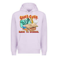 Lilac game over back to school Premium Hoodie - texasbilliewilder
