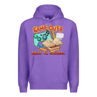 Purple game over back to school Premium Hoodie - texasbilliewilder