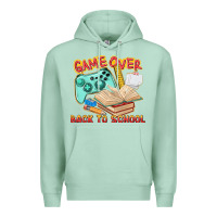 Seafoam game over back to school Premium Hoodie - texasbilliewilder
