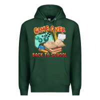 Sports Green game over back to school Premium Hoodie - texasbilliewilder