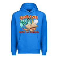 True Royal game over back to school Premium Hoodie - texasbilliewilder