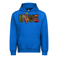 Cobalt love africa map Urban Hoodie - Zillion Design Studio