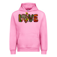 Fuchsia Pink love africa map Urban Hoodie - Zillion Design Studio