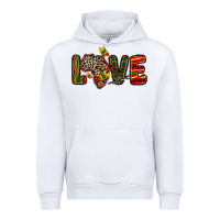 White love africa map Urban Hoodie - Zillion Design Studio