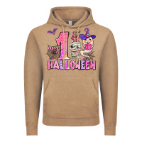 Vintage Coffee my first pink halloween Vintage Hoodie - AdoDesignShop