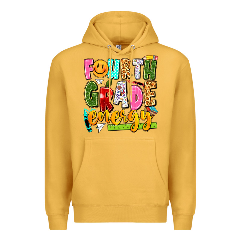 Fourth Grade Energy Premium Hoodie by texasbilliewilder | Teevron