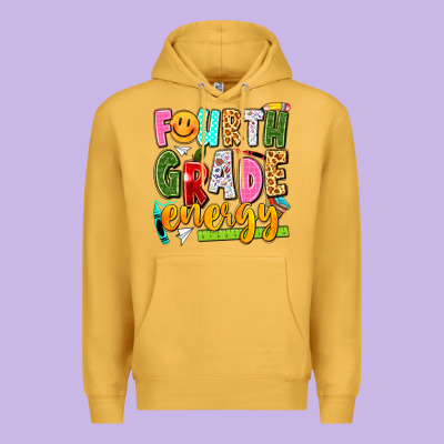 Fourth Grade Energy Premium Hoodie Designed By Texasbilliewilder