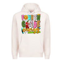 Pale Pink fourth grade energy Premium Hoodie - texasbilliewilder