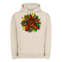 Pigment French Oak juneteenth leopard sunflower Urban Hoodie - Zillion Design Studio