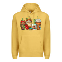 Antique Gold spanish teacher coffee cups Premium Hoodie - Zillion Design Studio