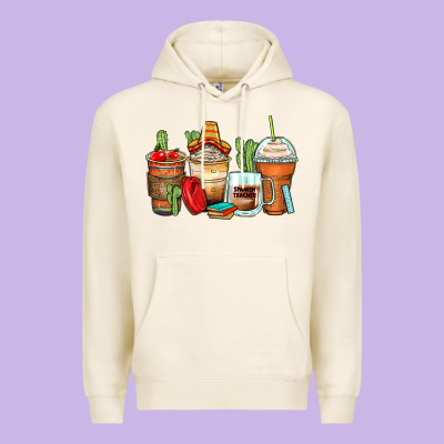 Spanish Teacher Coffee Cups Premium Hoodie Designed By Zillion Design Studio