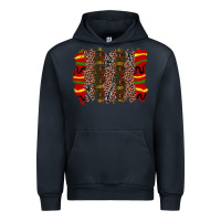 Navy juneteenth brushstroke Urban Hoodie - Zillion Design Studio