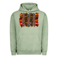 Pigment Oil Green juneteenth brushstroke Urban Hoodie - Zillion Design Studio