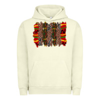 Pigment Pistachio juneteenth brushstroke Urban Hoodie - Zillion Design Studio