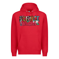 Red science teacher Premium Hoodie - Zillion Design Studio