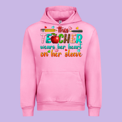 Urban Hoodie this teacher wears her heart on her sleeve