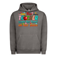 Pigment Tornado this teacher wears her heart on her sleeve Urban Hoodie - texasbilliewilder